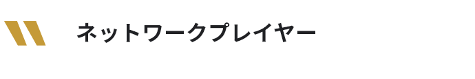 ネットワークプレイヤー